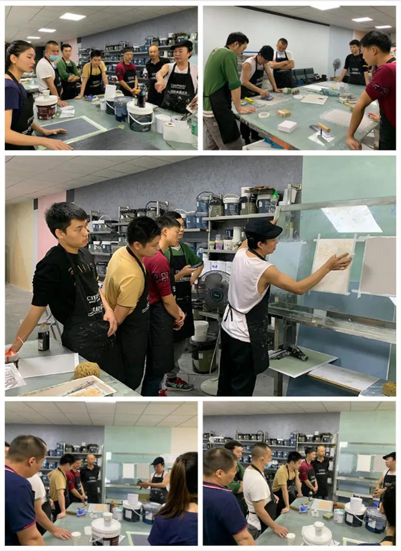 承匠人之魂?鑄工匠之師，基路伯第八期藝術(shù)涂料施工培訓(xùn)圓滿舉辦(圖2)